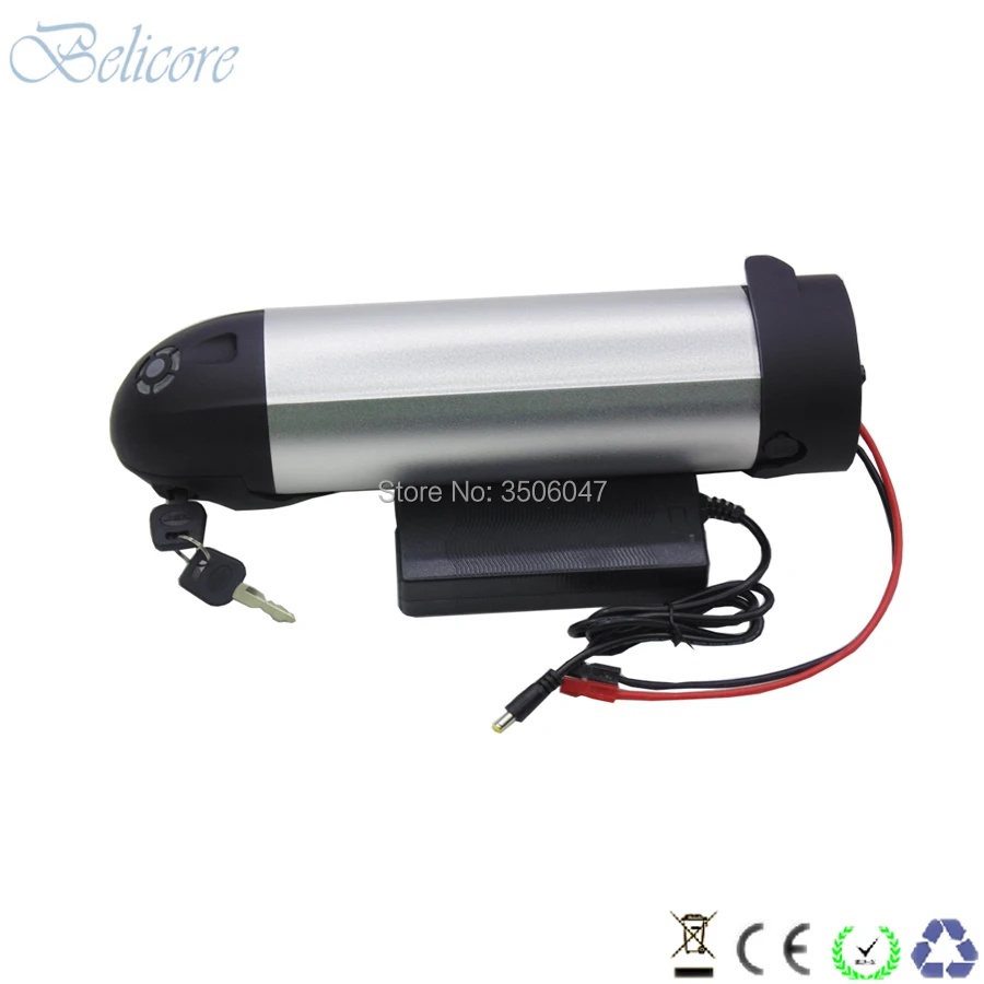 

36 volt side release e-bike battery 36v 10ah 10.4ah 11.6ah 12ah 12.8ah 13ah 13.6ah 14ah water bottle battery for 350w 500w motor