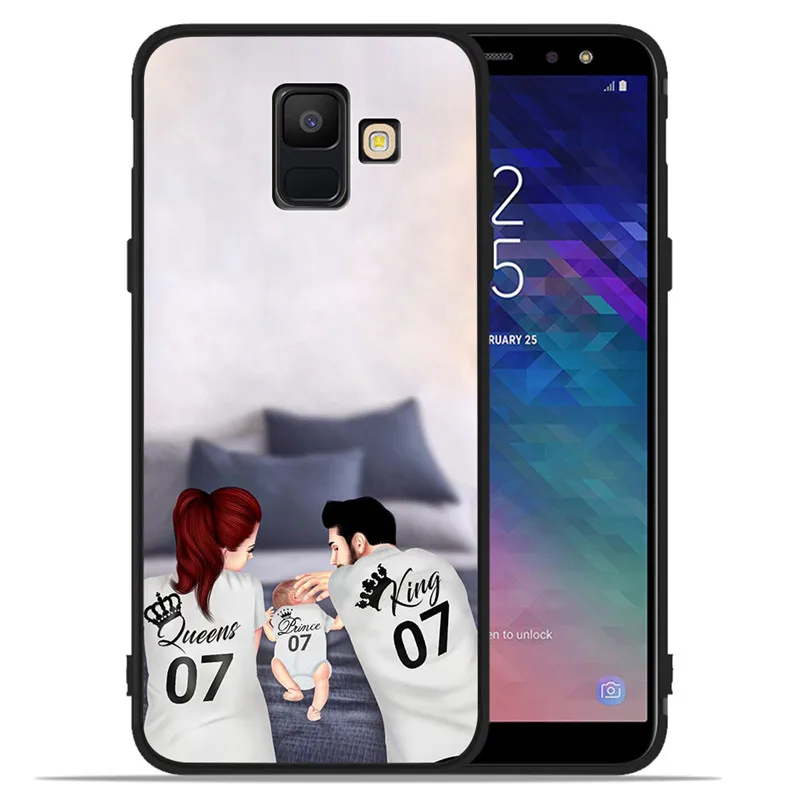 Роскошные для малыша и мамы; queen Woman king для samsung Galaxy A9 A8 A7 A6 A5 A3 J3 J4 J5 J6 J8 плюс чехол для телефона чехол Coque Etui