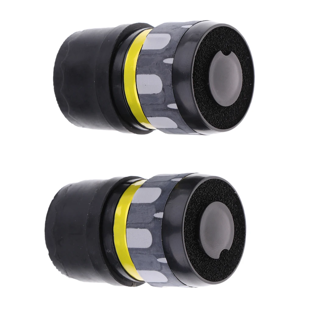 2x Black Dynamic Microphone Mic Core Cartridge for Handheld Karaoke KTV Microphone Parts