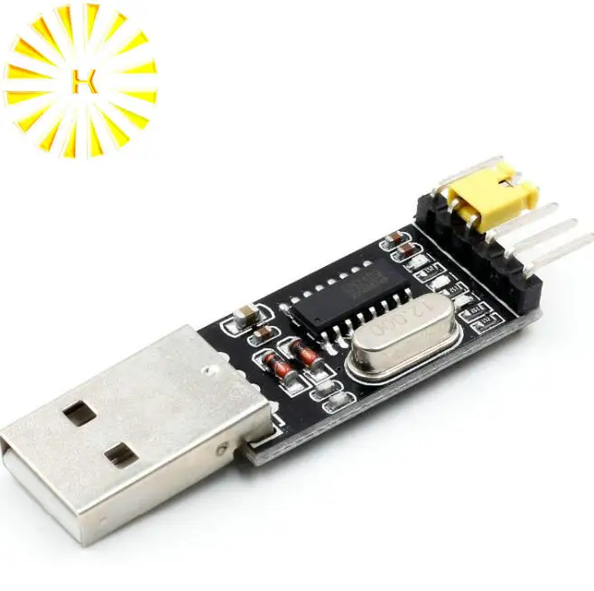 

CH340 module USB to TTL CH340G upgrade download a small wire brush plate STC microcontroller board USB to serial Connector