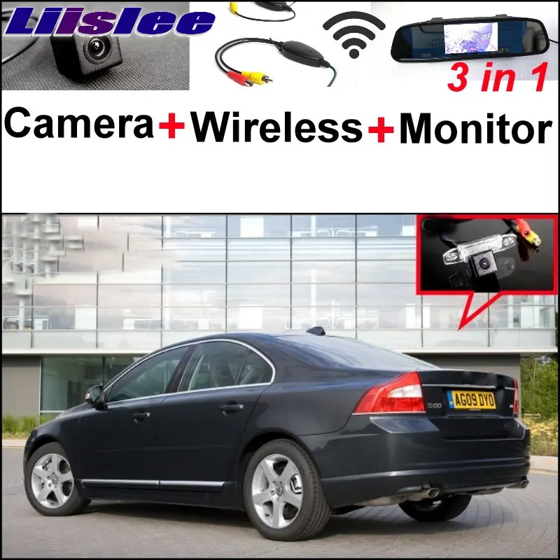 

Liislee 3 in1 Special Rear View Wifi Camera + Wireless Receiver + Mirror Monitor Easy DIY Parking System For Volvo S80 S80L