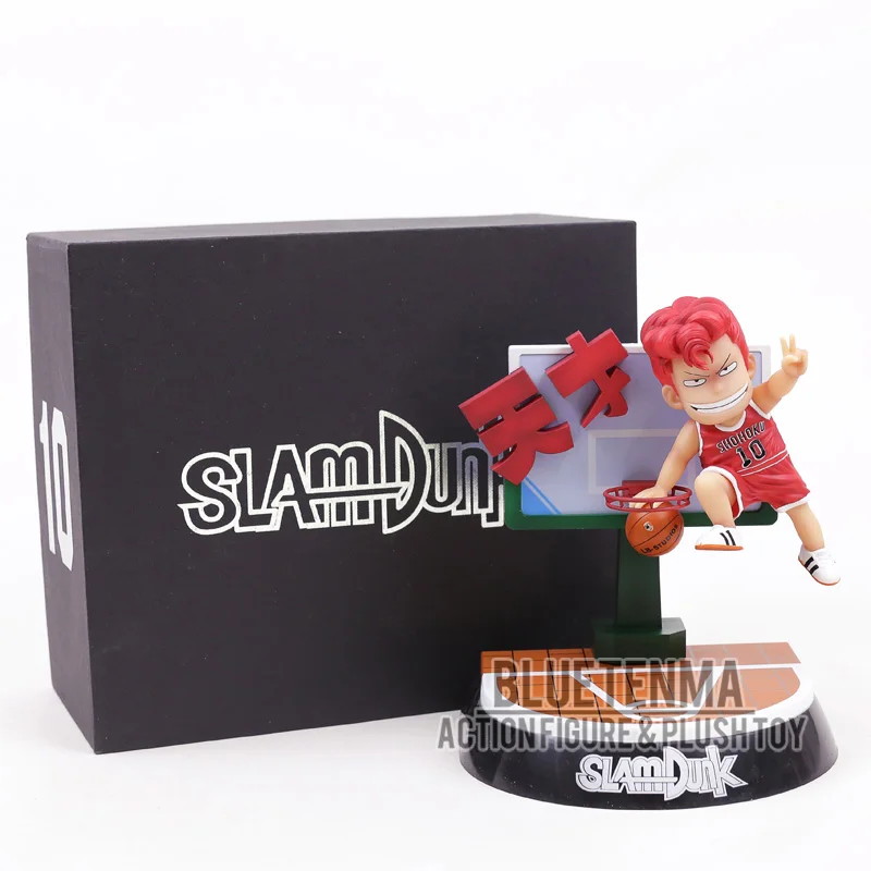 

Anime Cartoon Slam Dunk Hanamichi Sakuragi Q Version PVC Figure Collectible Model Toy