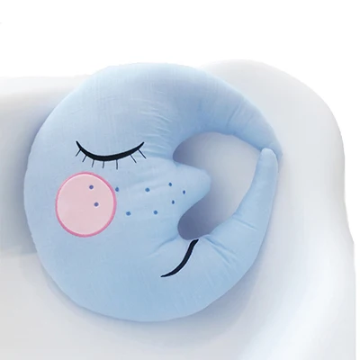 Пятиконечная звезда облако Дождь капли Луна декоративная подушка, ребенок, чтобы длу улучшения сна, чтобы утопить игрушки - Высота: moon
