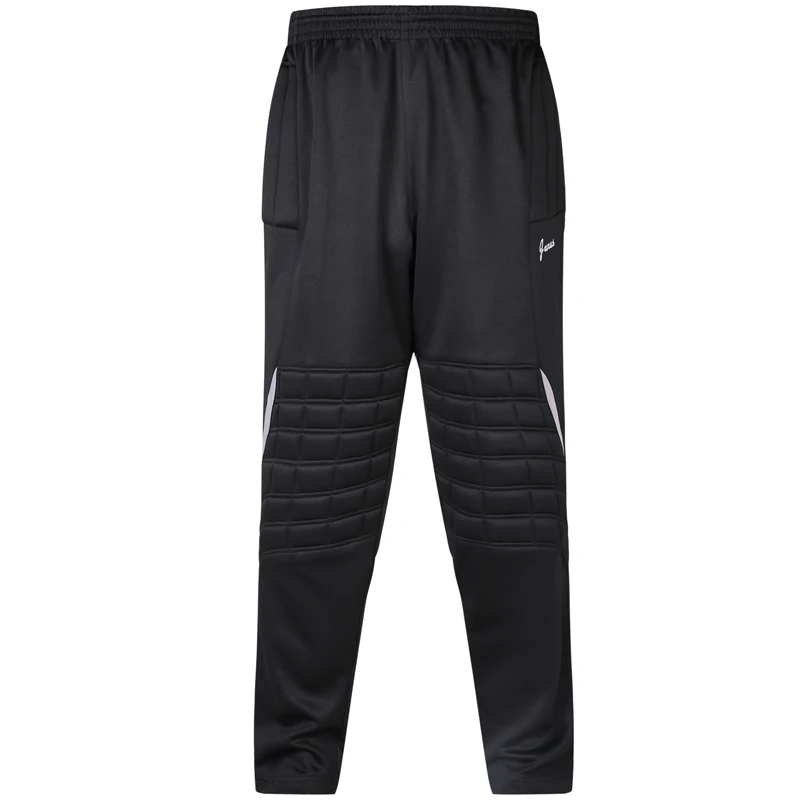 Janus003 футбольные Вратарские брюки для взрослых Вратарские штаны с набивкой на бедрах и коленях футбольные тренировочные штаны черные xxl xxxl
