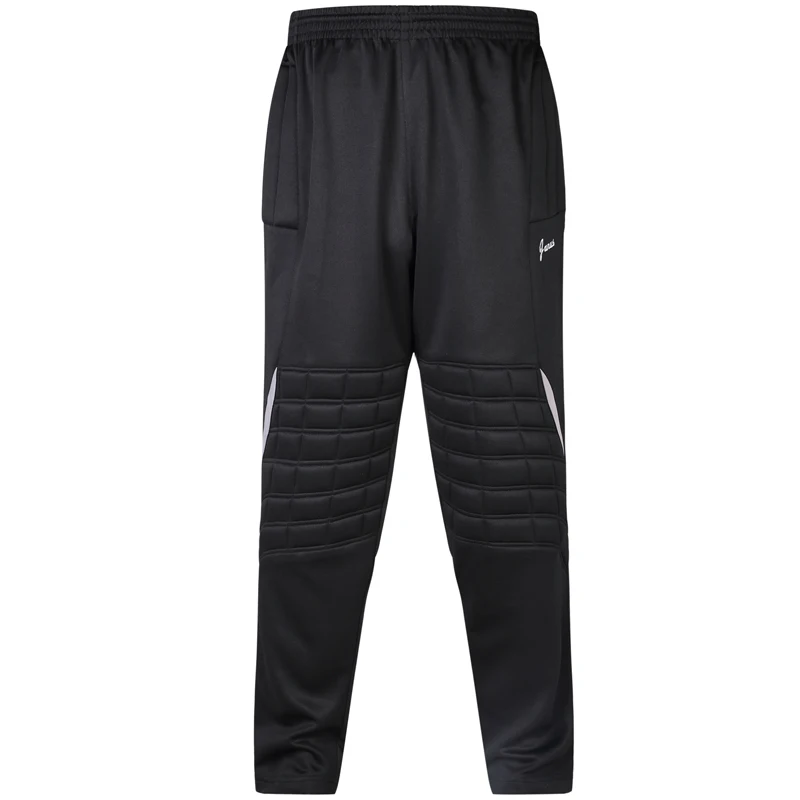 

Janus003 Football Goalkeeper Trousers Adult Goal Goalie Goalkeeper Hip & Knee Padded Pants Soccer Training Pants Black xxl xxxl