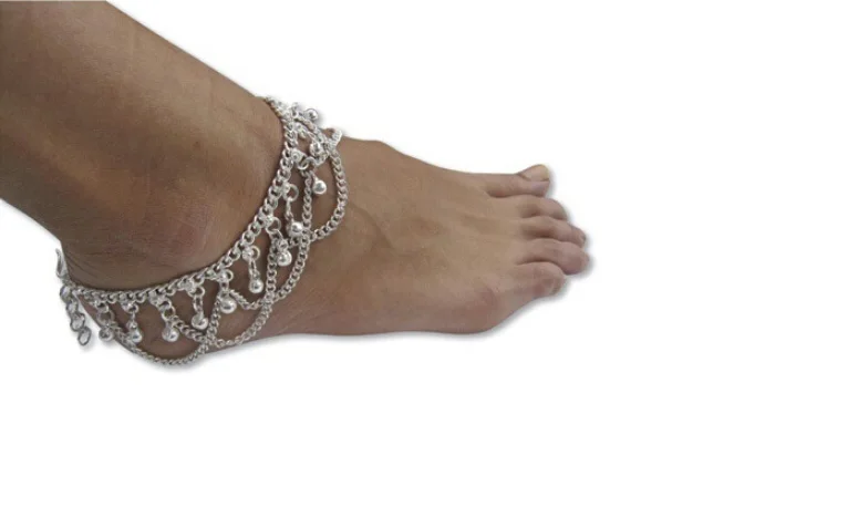 

Fashion Bells Anklet Ankle Bracelet Foot Jewelry Anklets Multi Chain Bells Pendant Bell Beach Summer Jewellry