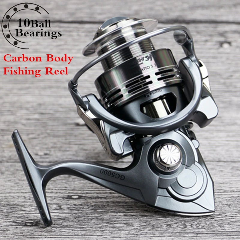 

New Water Resistant Stealth Super Light Carbon Spinning Reel with Larger Spool 18KG Max Drag Sea Boat Spinning Fishing Reel