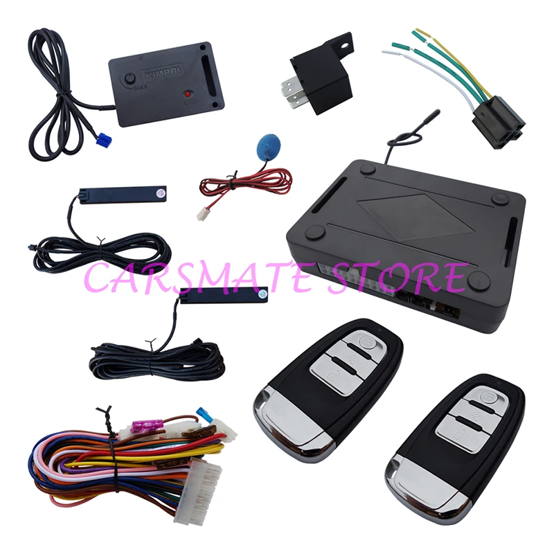 Universal PKE Car Alarm System Passive Keyless Entry Remote Lock