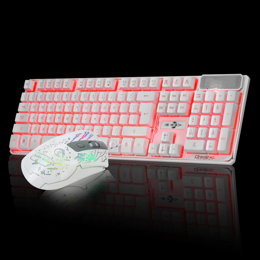 

LED Gaming Wired 2.4G keyboard And 3200DPI Mouse Set to Computer Multimedia Gamer 8.15
