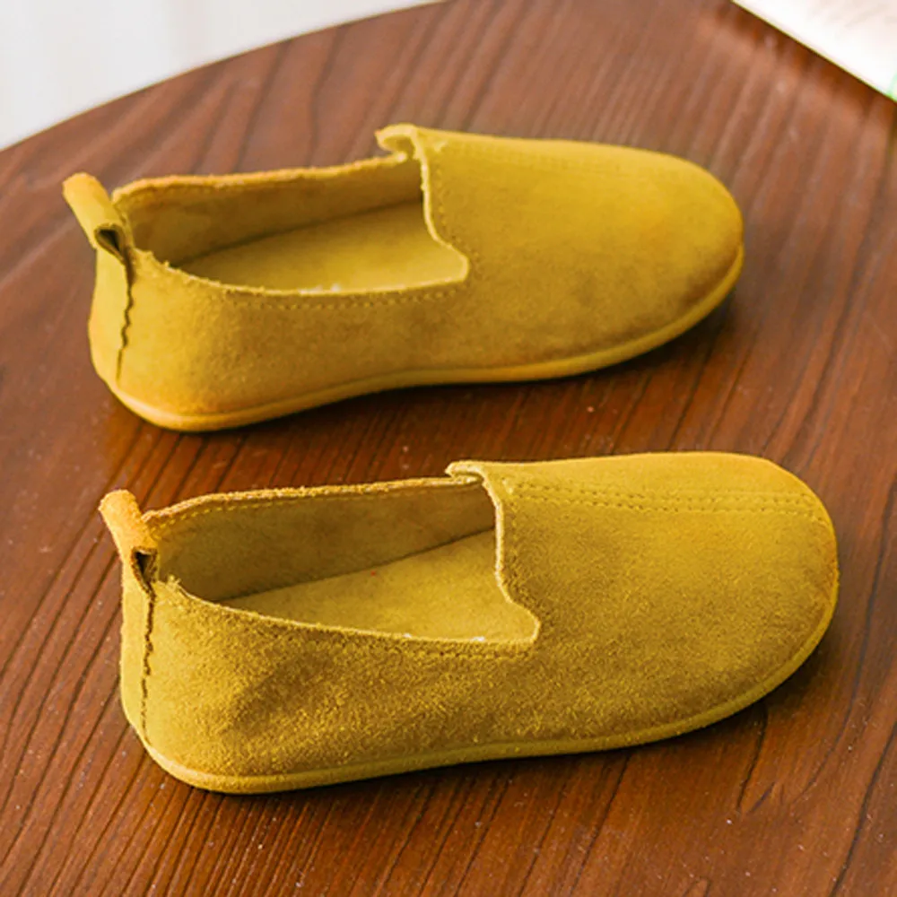 2019 summer new Baby Fashion Child Girls Solid Color Casual Single Leather Pricness Shoes (10)
