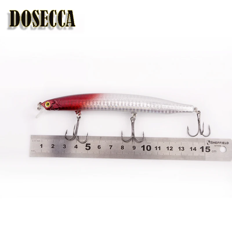 1 шт. приманка для ловли рыбы 20 г 140 мм воблер Minnow Longcast бас щуки снасть