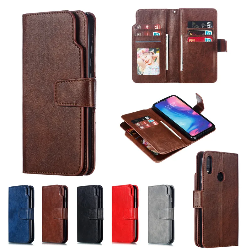 Leather case  Xiaomi Redmi Note 7 6 5 Pro 4 4X Case Cover Wallet Magnet Flip Phone case Xiaomi Mi 9 8 Lite Case Cover12