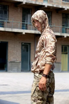 

Men lightweight Jacket quick dry lightweight windbreaker Summer skin jacket Brown camo