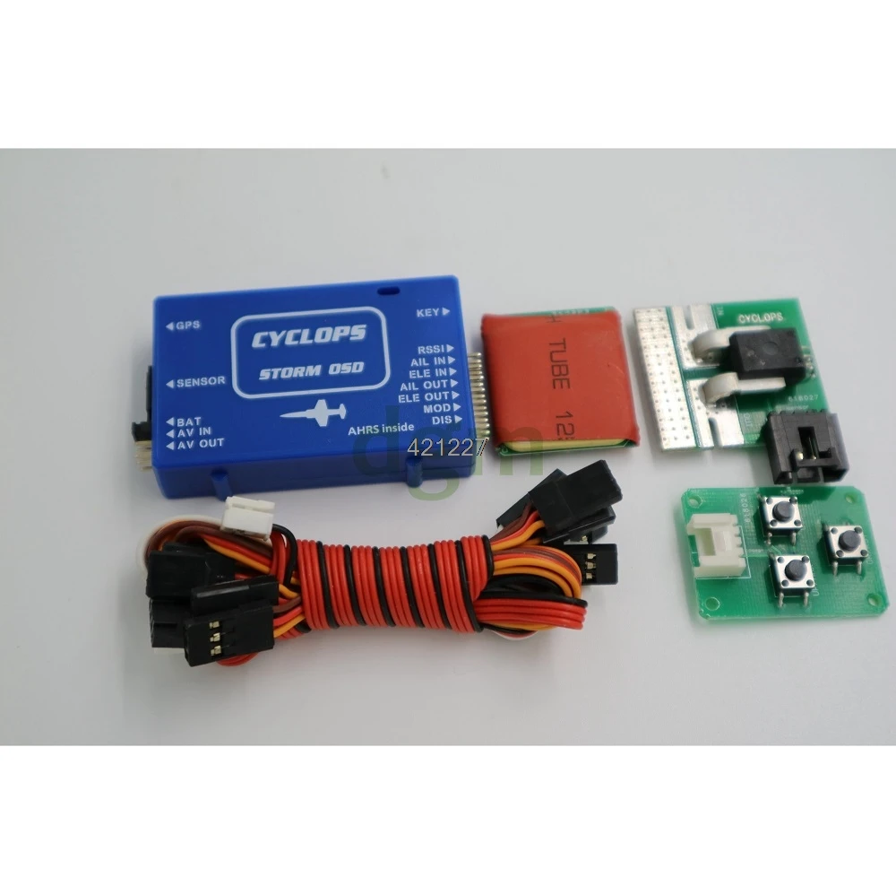 

New CYCLOPS STORM OSD System W/ GPS Latest Version V2.2 Edition 100A current sensor For Automatic return RC Racing drone
