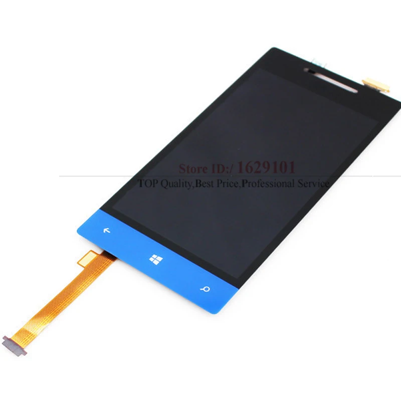 Full LCD Display Touch Screen Digitizer Assembly For HTC 8S A620e Blue Color Replacement parts with