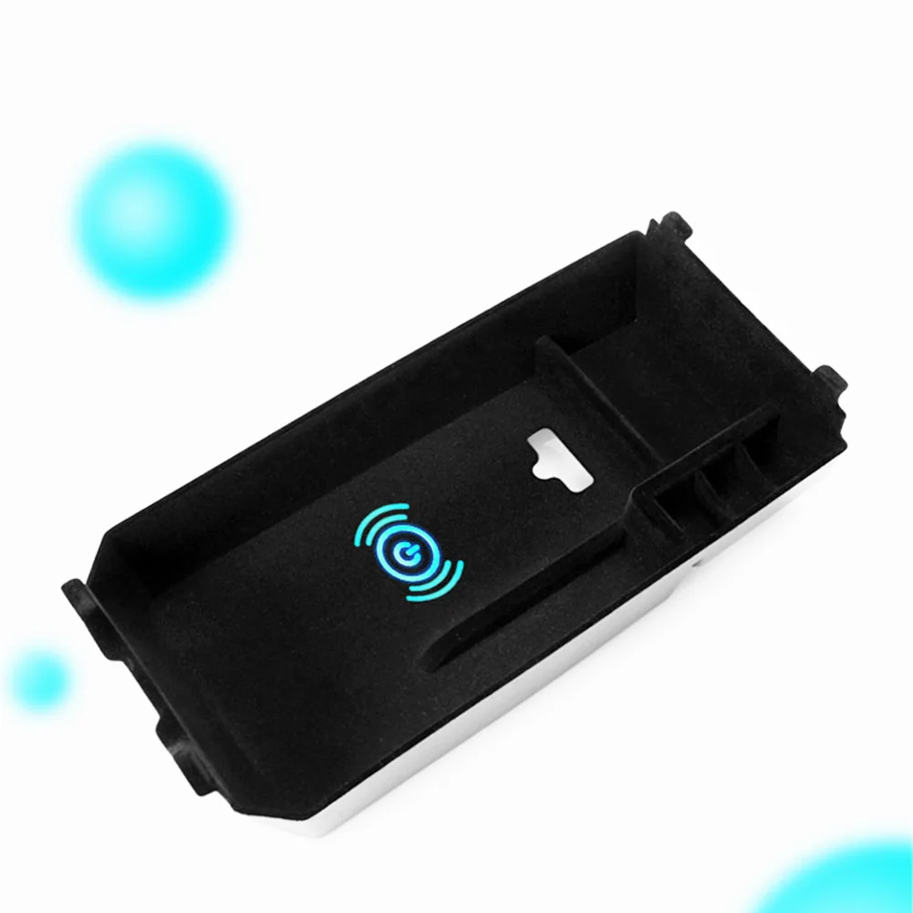 Беспроводная зарядка подлокотник коробка для хранения модифицированный автомобиль из искусственной кожи органайзер для хранения автомобиля-Стайлинг для C класса E-Class GLG