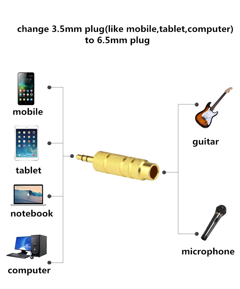 3.5mm male to 6.5mm female (1)