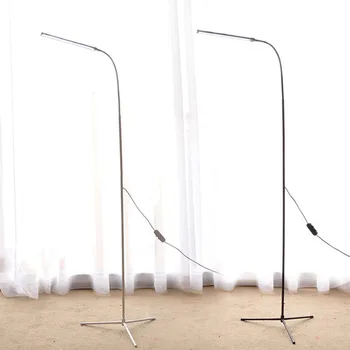 

Modern Simple LED Floor Standing Lamp Bedside Floor Lamp Dimmable Black White Standing Floor Light Reading Lamp