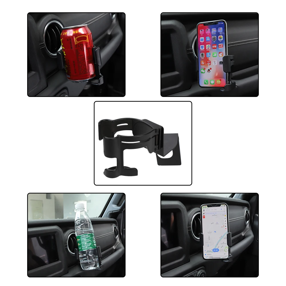 

Holders for Jeep Wrangler JL 2018+ Walkie Talkie Bracket Mobile Phone Holder for Jeep JL Wrangler 2018 Up Accessories