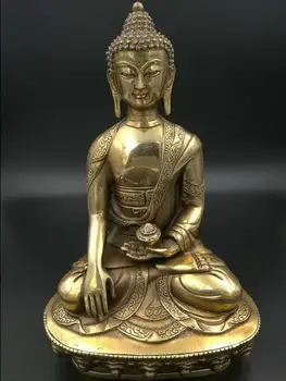 

Pure copper sakyamuni Buddha bodhisattva as 21 cm furnishing articles