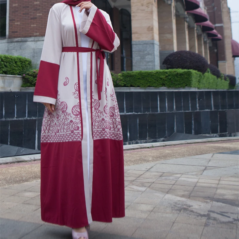Рамадан Eid размера плюс Abaya Дубай кимоно кардиган мусульманское платье Abayas для