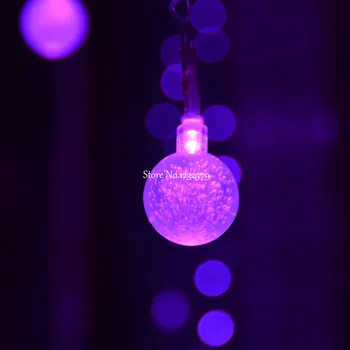 

1.5m LED String Fairy Christmas Lights 10P Bubble Ball LED Curtain Lights Navidad Luces Decorativas Wedding Party Lamp