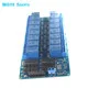 1pcs 12V 16 Channel Relay Module for arduino ARM PIC AVR DSP Electronic Relay Plate Belt optocoupler isolation