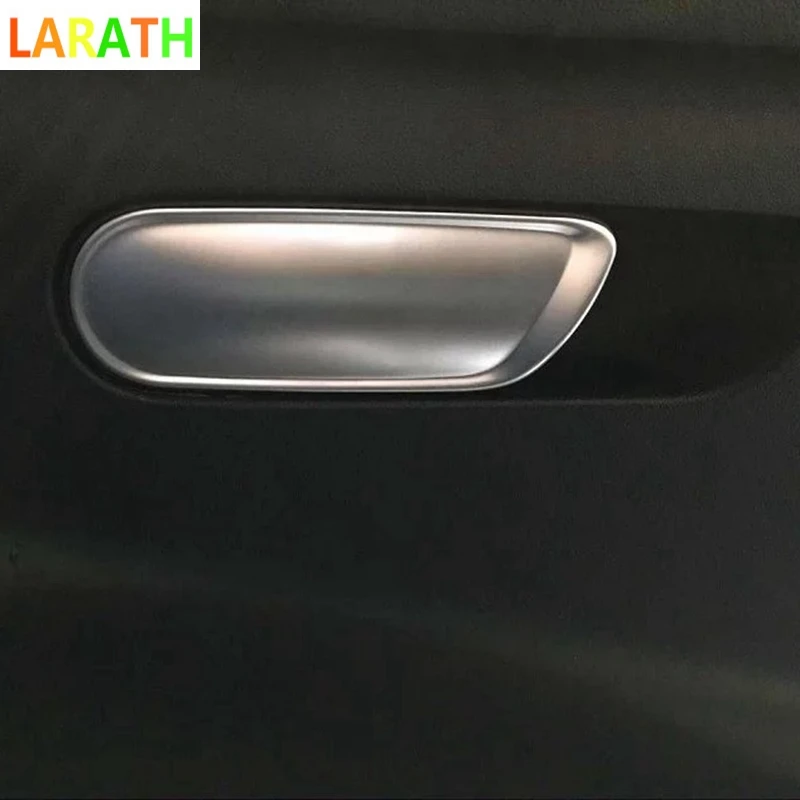 

1Pcs Car Styling ABS Matte Chrome Glove box handle sequins stickers Cover Case Stickers For Citroen C4 2016 Accessories