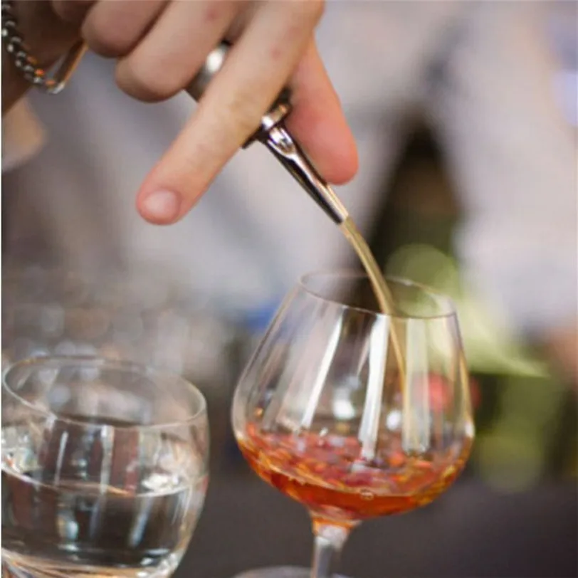 

1PC Stainless Steel Liquor Spirit Pourer Flow Wine Bottle Pourer Spout Wine Stopper Barware Oil Bottle Wine Pourers Hot Sale