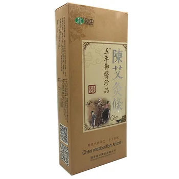

Chinese Top Grade Five Years Old Moxa Roll Pure Stick Moxa Moxibustion Artemisia 20pcs/lot In 2 Box