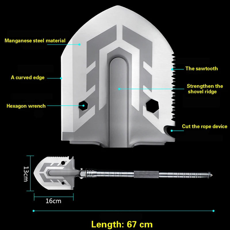 Outdoor Multi-Purpose Folding Tools Repair & Specialty Tools 1ef722433d607dd9d2b8b7: Inside US