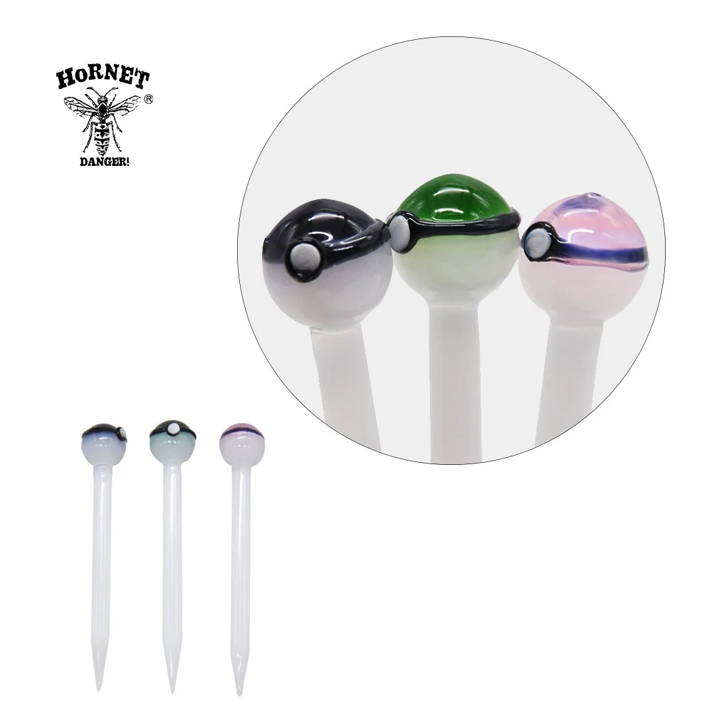 HORNET премиум стекло Carb cap Dabber воск масло папа инструмент 4,7 дюймов ручка Carb cap Dabbler кварц Banger Стекло Курительная Водопровод