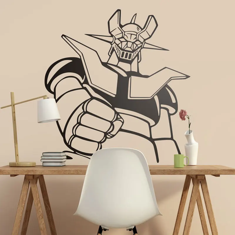 

Wall Sticker Mazinger Z. Classic Cartoon For Lovers Of The Series Of The 80s. Cool Giant Robot Wall Decal Vinyl Sticker A425