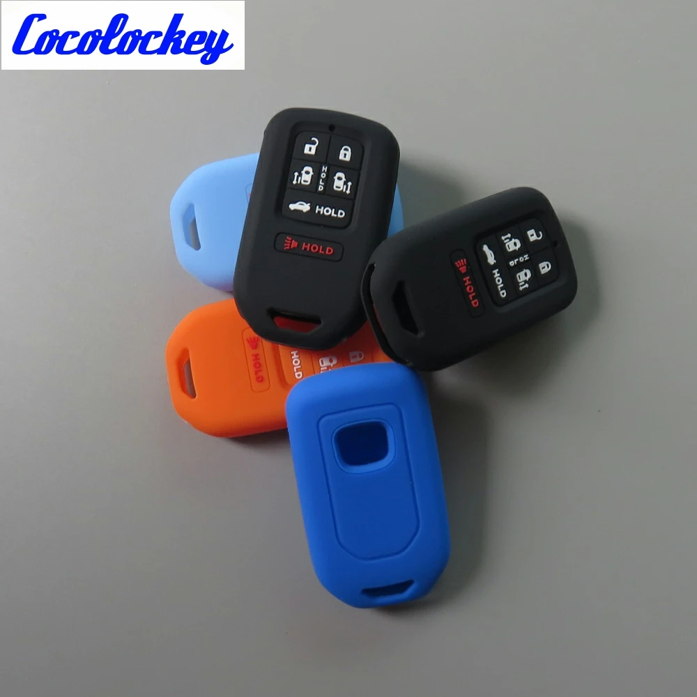 Cocolockey силиконовый чехол для автомобильного ключа ключей держатель Honda Odyssey 6