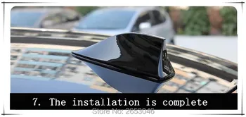 

Car Shark Fin Antenna Auto Radio Signal Aerials Roof Antennas for audi a4 b6 toyota corolla peugeot 407 lifan Dacia Car Styling