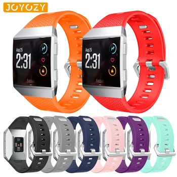

Joyozy Replacement Accessory Ventilate Silicone Sport Watch Bands for Fitbit Ionic Bracelet Smart Adjustable Watch band