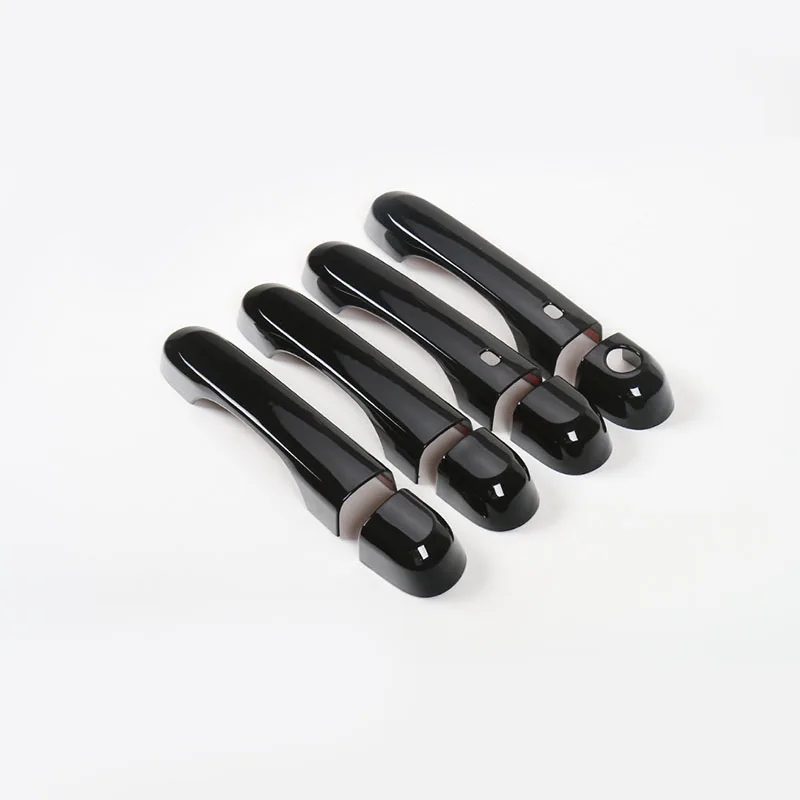 

ABS 8Pcs/set Car Doors Handle Shell Inteligent Lock Type Fit For Jeep Renegade 2015-2016 Orange Black Red Yellow Bright Reseda