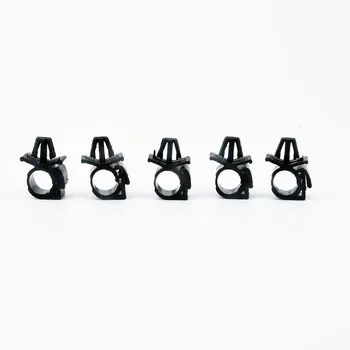 オンライン 10X 高品質車の配線ハーネスファスナーすべての車の自動車ルート固定クリップコルゲート管ネクタイラップケーブルクランプ 5.0
