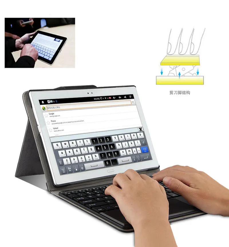 Для lenovo Tab 4 10 TB-X304F/X304N 10,1 дюймов Tablet магнитно Съемная клавиатура Bluetooth кожаный чехол