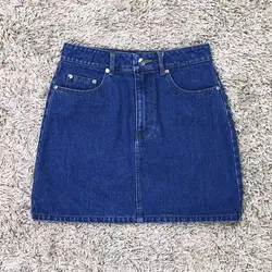 2019 короткие юбки женские короткие юбки летние повседневные ретро модные синие мини джинсовые юбки