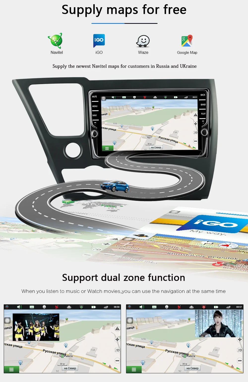 Top Funrover Android 8.0 2 din Car dvd multimedia Player for Honda Civic EX/LX/DX 2013-2016 radio gps Navigation stereo RDS IPS wifi 5 Top Funrover Android 8.0 2 din Car dvd multimedia Player for Honda Civic EX/LX/DX 2013-2016 radio gps Navigation stereo RDS IPS wifi 5