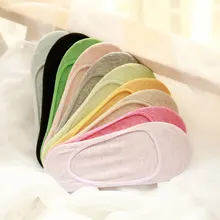 Новые модные женские туфли Носки для девочек хлопок Лето Носки для девочек следы для Шлёпанцы для женщин Для женщин с открытым носком No Show Носки для девочек