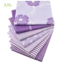 Chainho, фиолетовая серия, набивная твиловая, хлопковая ткань, для шитья своими руками, простыня для малышей и детей, подушка, материал подушки, полуметр