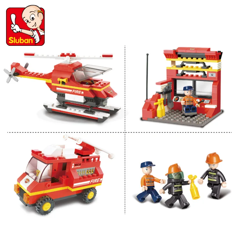 S Model Compatible with Lego B0225 371pcs Fire Engine Plane Set Models Building Kits Blocks Toys Hobby Hobbies For Boys Girls S Model Compatible with Lego B0225 371pcs Fire Engine Plane Set Models Building Kits Blocks Toys Hobby Hobbies For Boys Girls