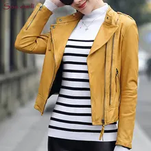 Байкерская кожаная куртка s куртка из искусственной кожи для женщин Розовая Модная Верхняя одежда Куртка supernova jaqueta couro