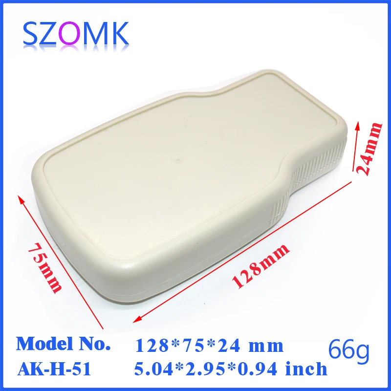 

szomk one piece handheld distribution box abs mateial GPS tracker 128*75*24mm handheld enclosure