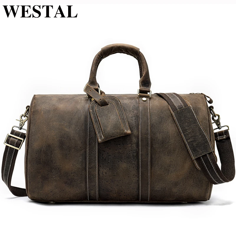 Us 76 44 48 Off Westal Men Genuine Leather Travel Bag For Luggage Duffle Suitcase Carry On Male Bags Weekend 9016 In Us 76 44 48 Off Westal Men Genuine Leather Travel Bag For Luggage Duffle Suitcase Carry On Male Bags Weekend 9016 In