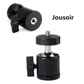 

For Camera Tripod LED Light Flash Bracket Holder Mount 1/4 Hot Shoe Adapter Cradle Ball Head CD50