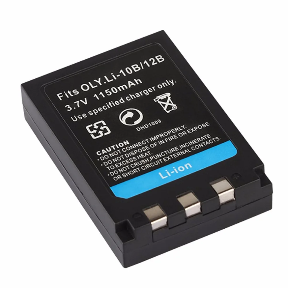 Li 10B Reliable 1150MAH 3.7V Rechargeable Li ion Battery Camera Battery