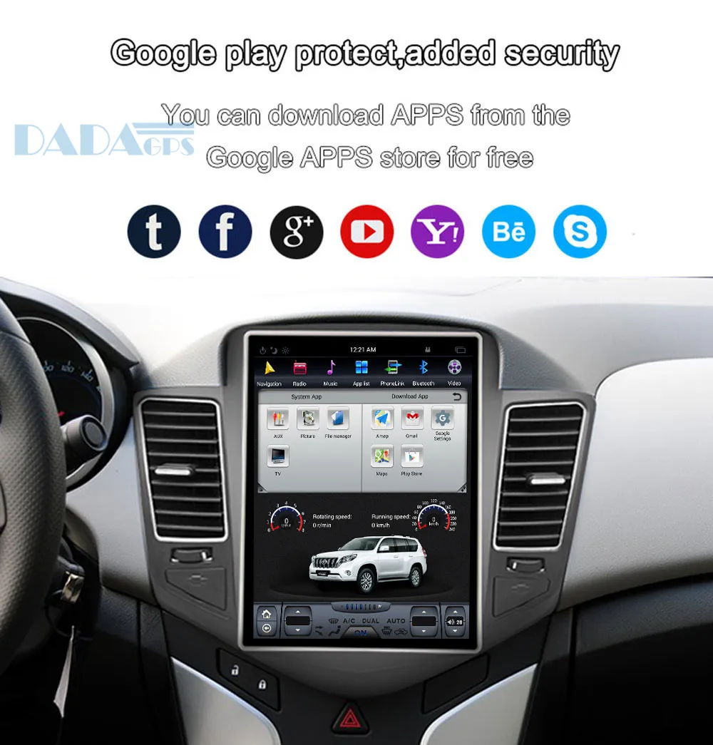 10," Tesla стиль Android 7,1 Автомобильный мультимедийный радио плеер для CHEVROLET CRUZE 2009-2013 gps Карта Навигация Авто без dvd wifi